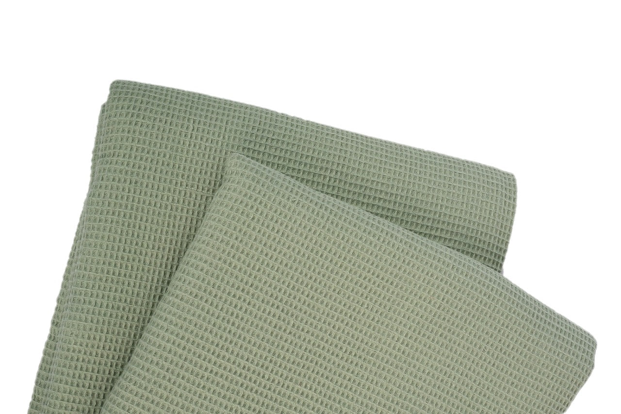 Waffle bed cover