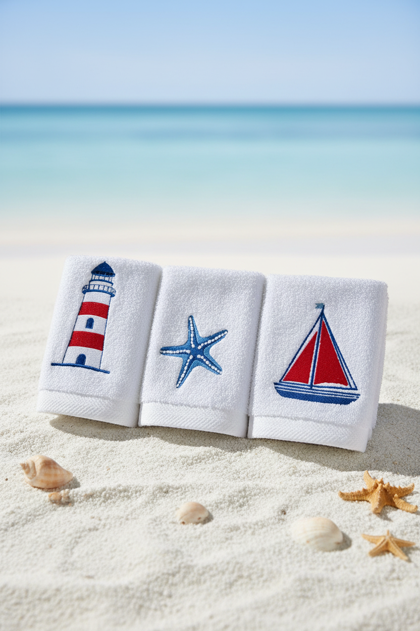 Sailing handtowels set