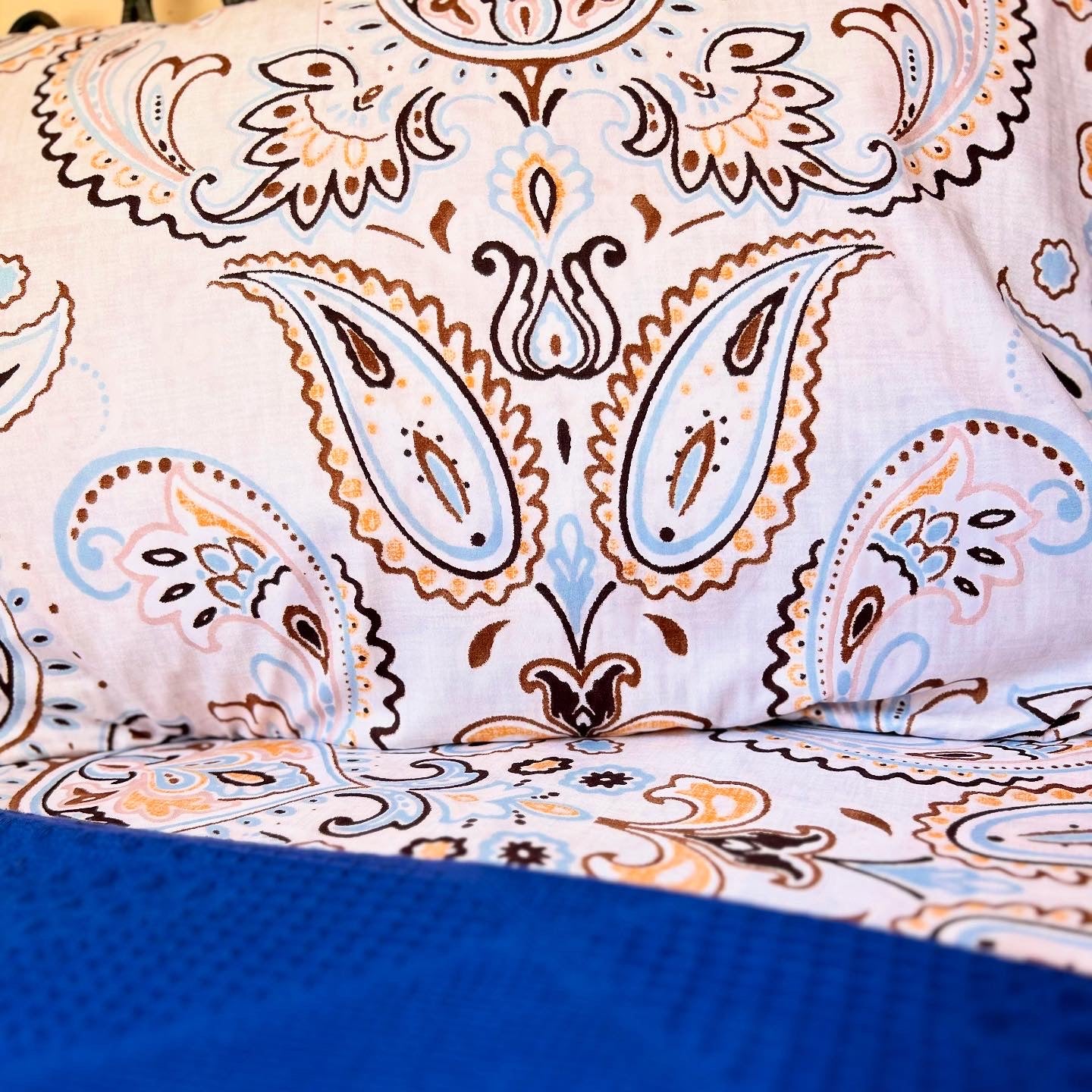 Paisley bed sheet set