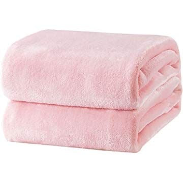 Soft blanket with satin border