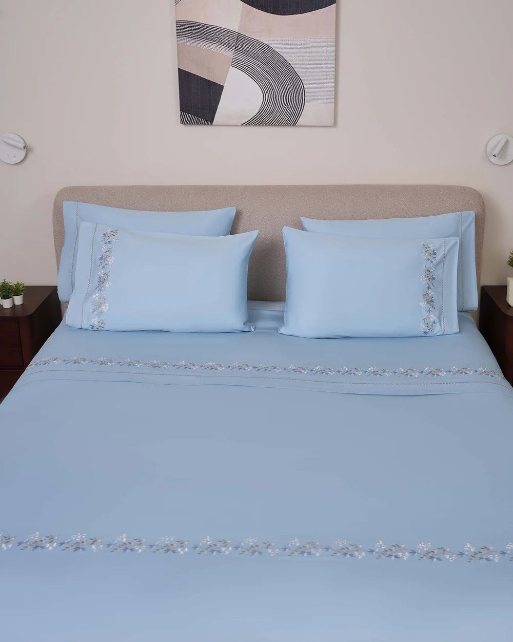 Floral duvet cover