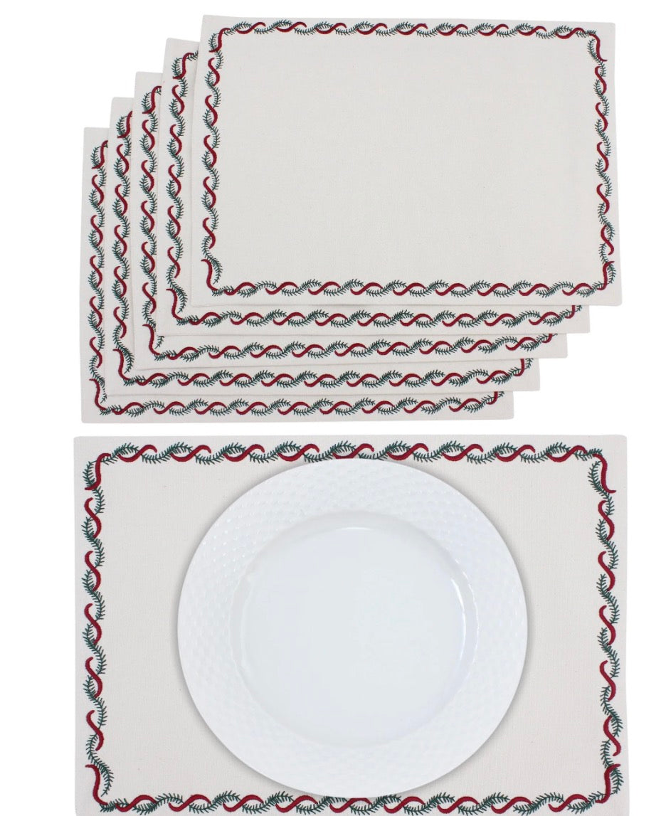 Christmas Garland placemats