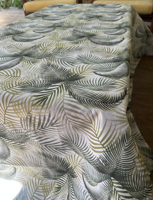 Palm tree water proof table cover