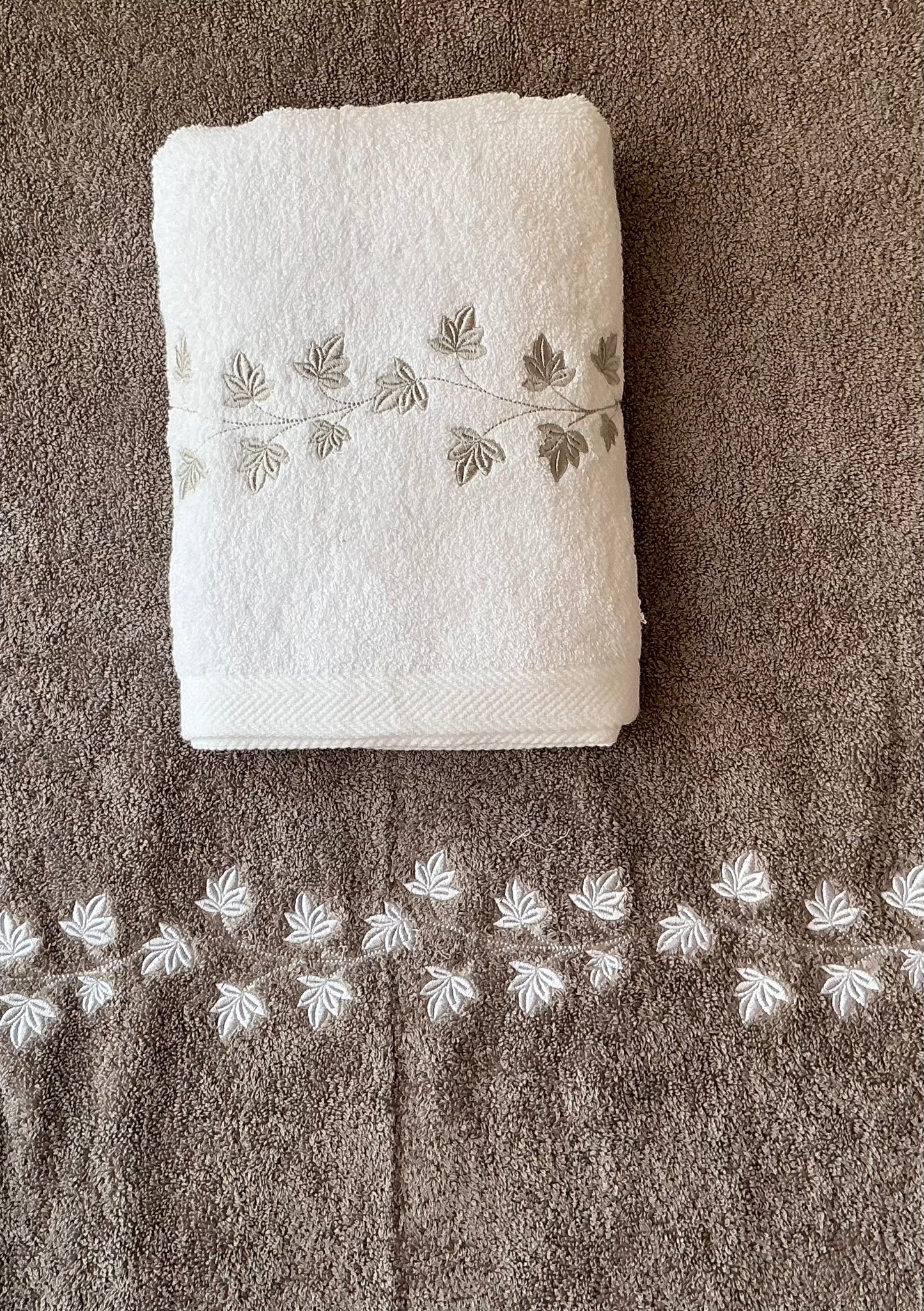 Green towel set