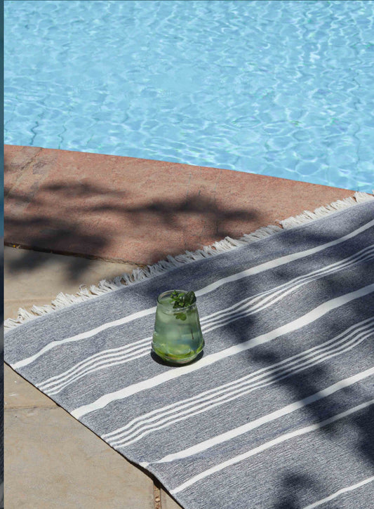 Stripped hamam towel