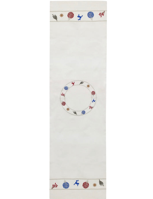 Festive Ornaments Table Runner