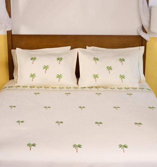 Palm bed sheet sets