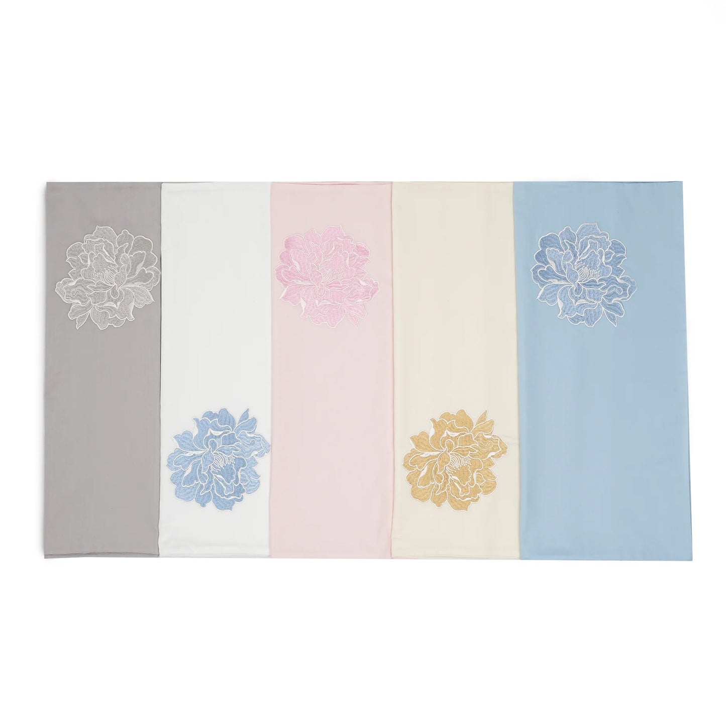 Floral bed cover
