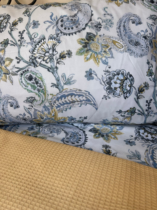 Blue paisley bedsheet sets