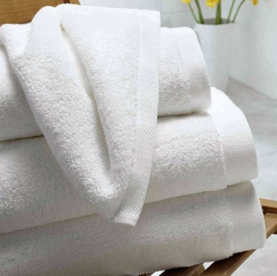 Plain cotton towels
