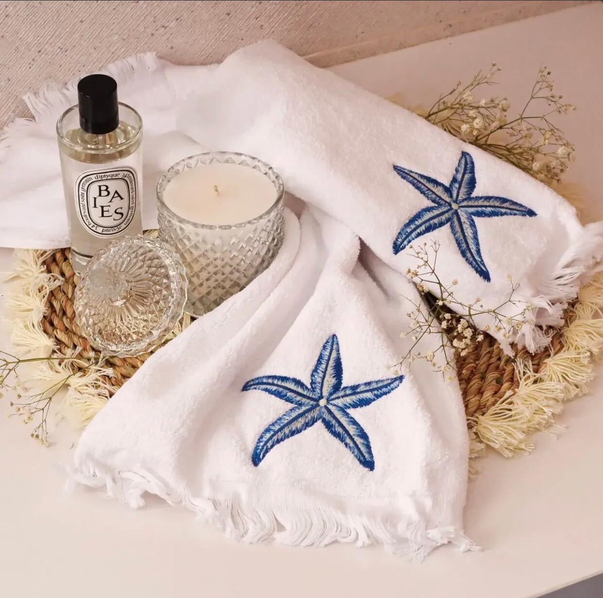 Starfish hand towel