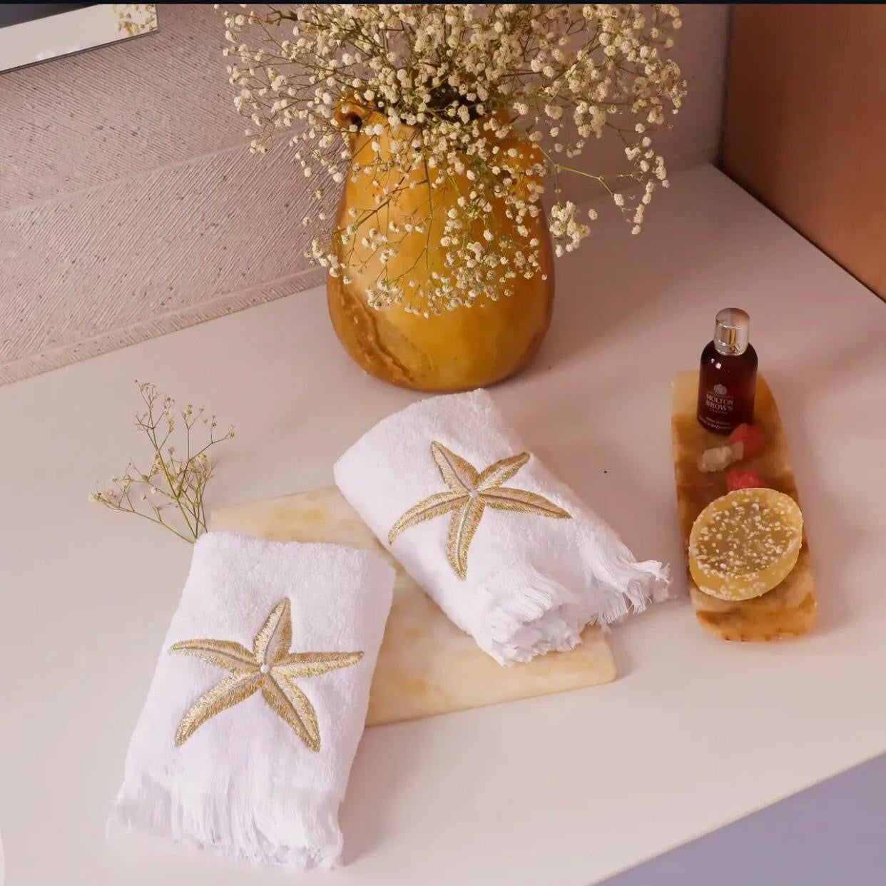 Starfish hand towel