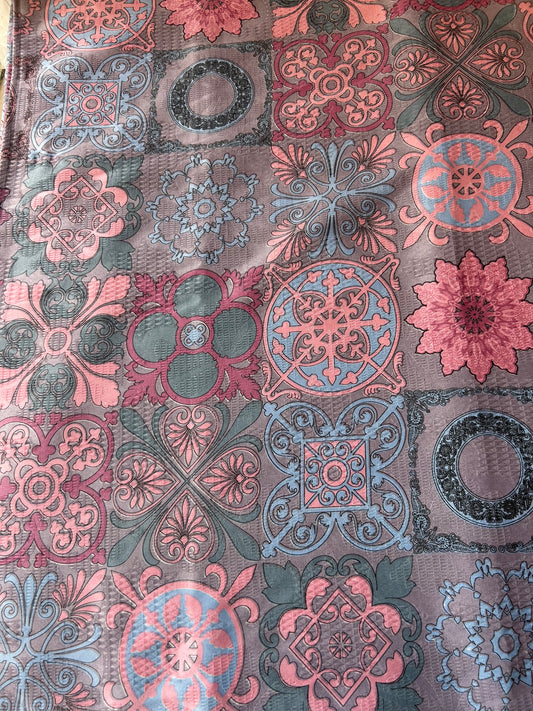 Patchwork printed coverta