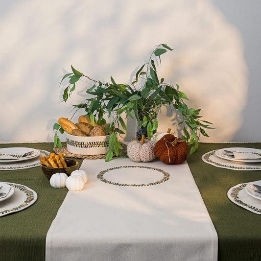 Fall Wreath table runner