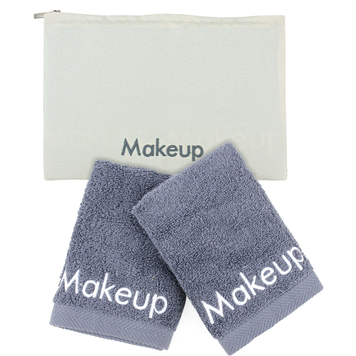 Make up towels with pouch