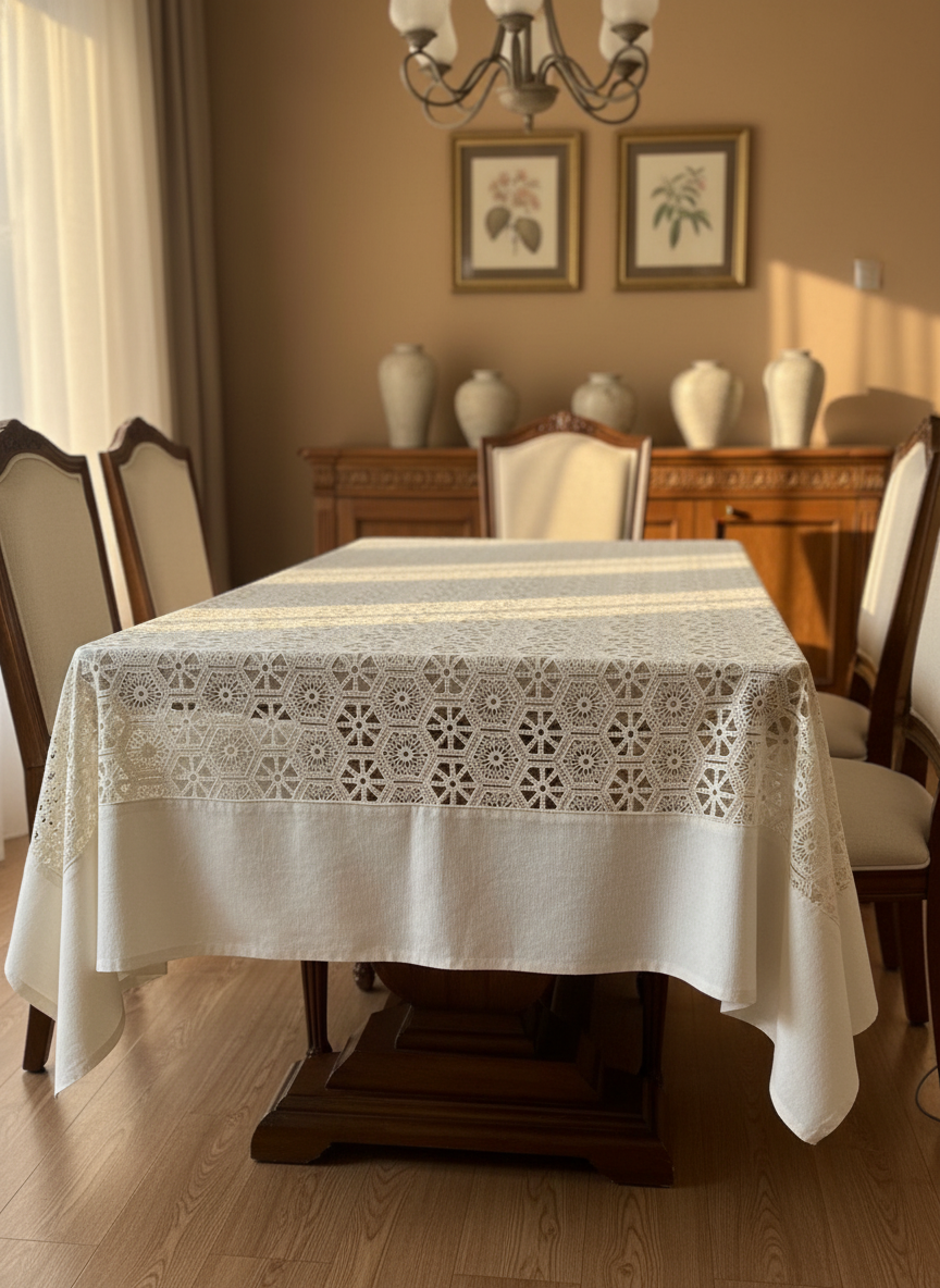 Lace table cover