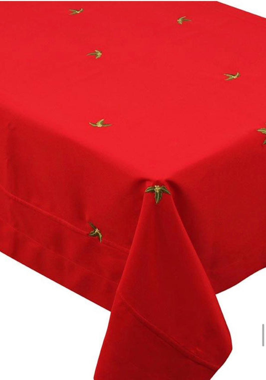 Winterberry tablecloth
