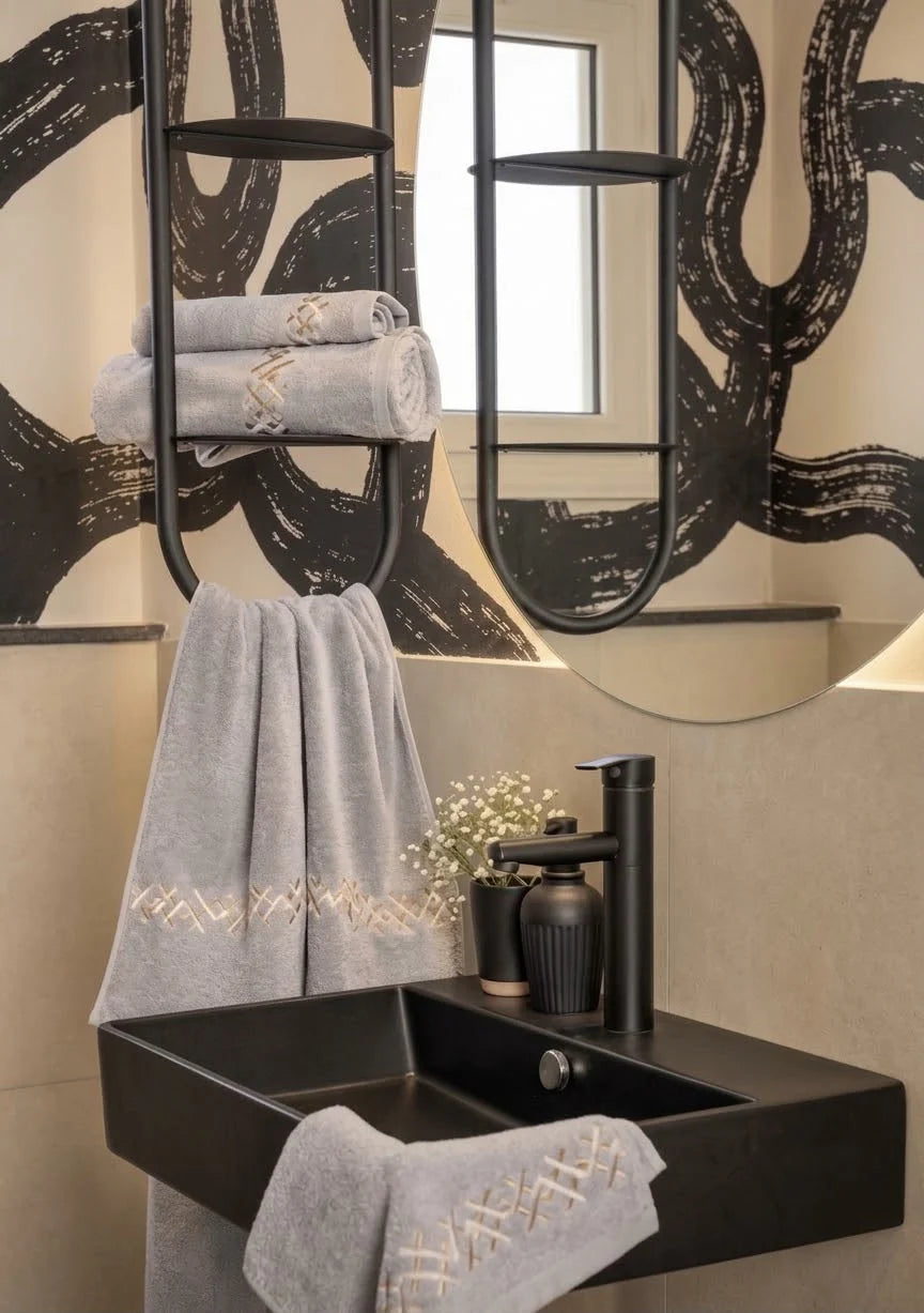 Diamond towels set