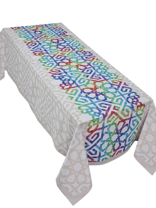 Colored runner khayameya table cover
