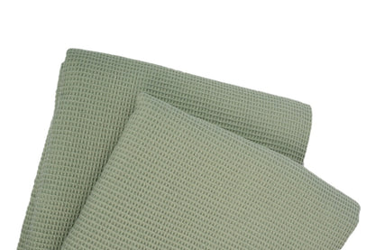 Waffle bed cover