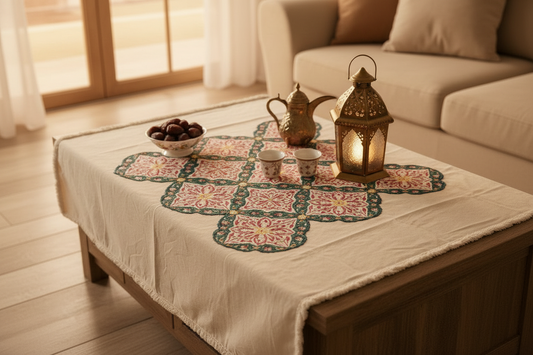 Khayameya coffee table cover