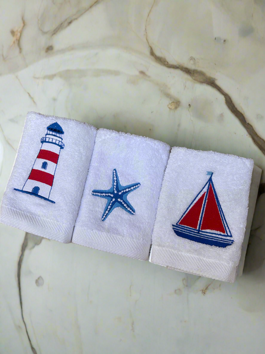 Sailing handtowels set