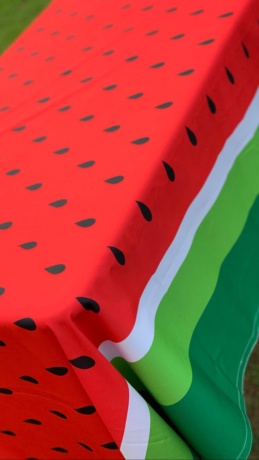 Watermelon summer table cover