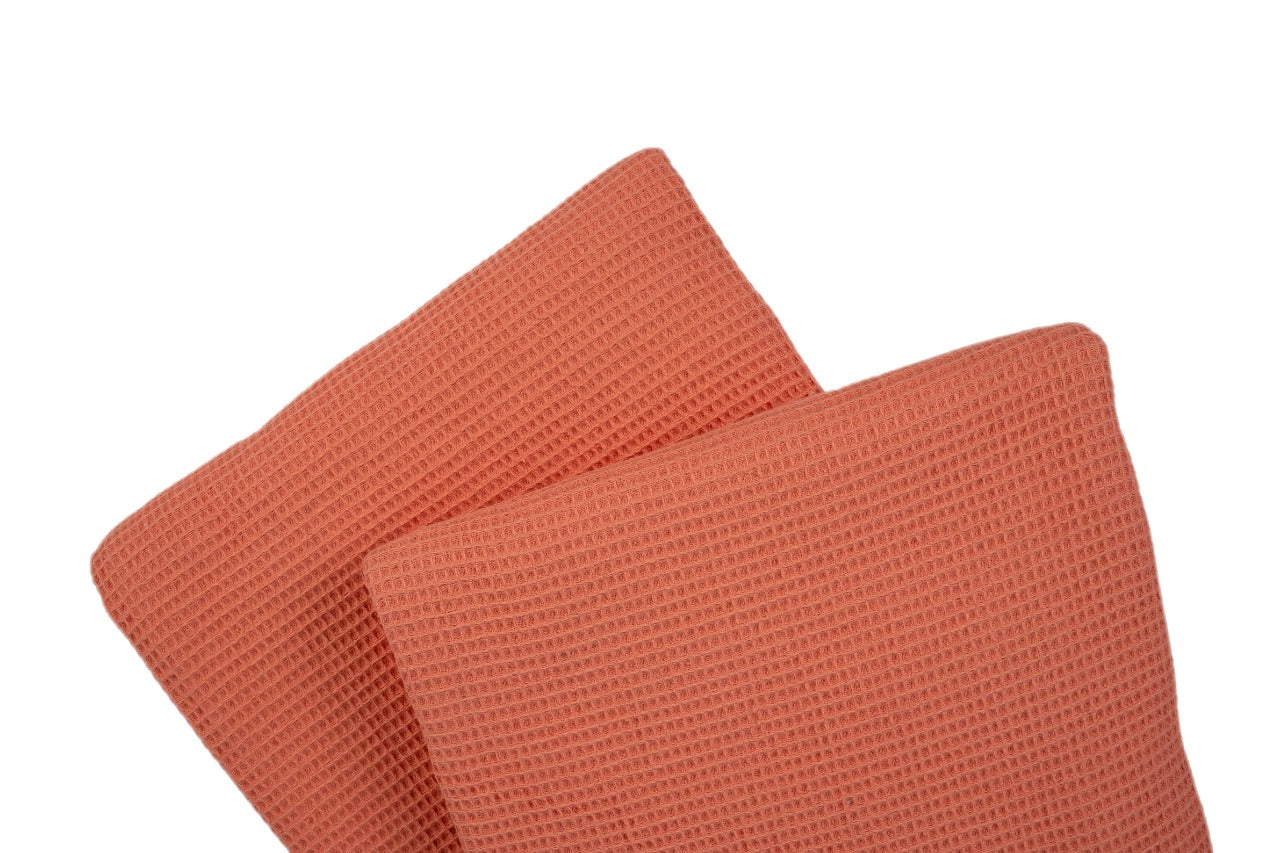 Waffle bed cover