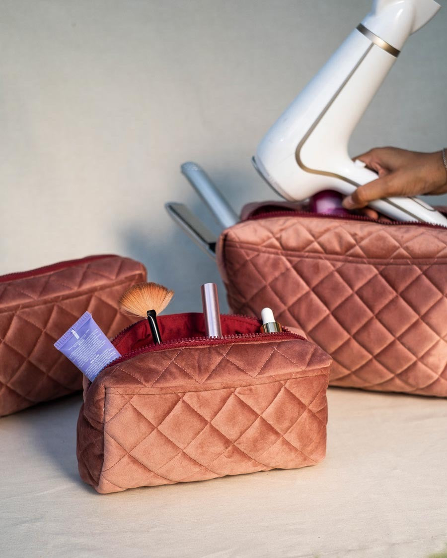 Velvet Puff Pouch