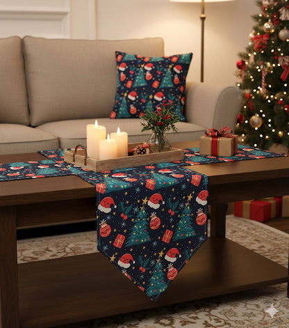 Christmas trees cushion cover