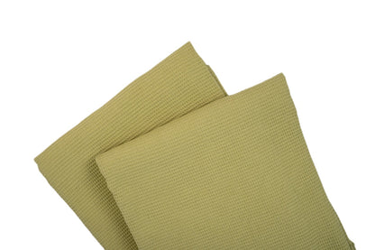 Waffle bed cover
