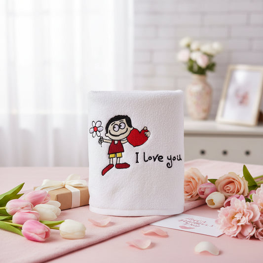 I love you towel