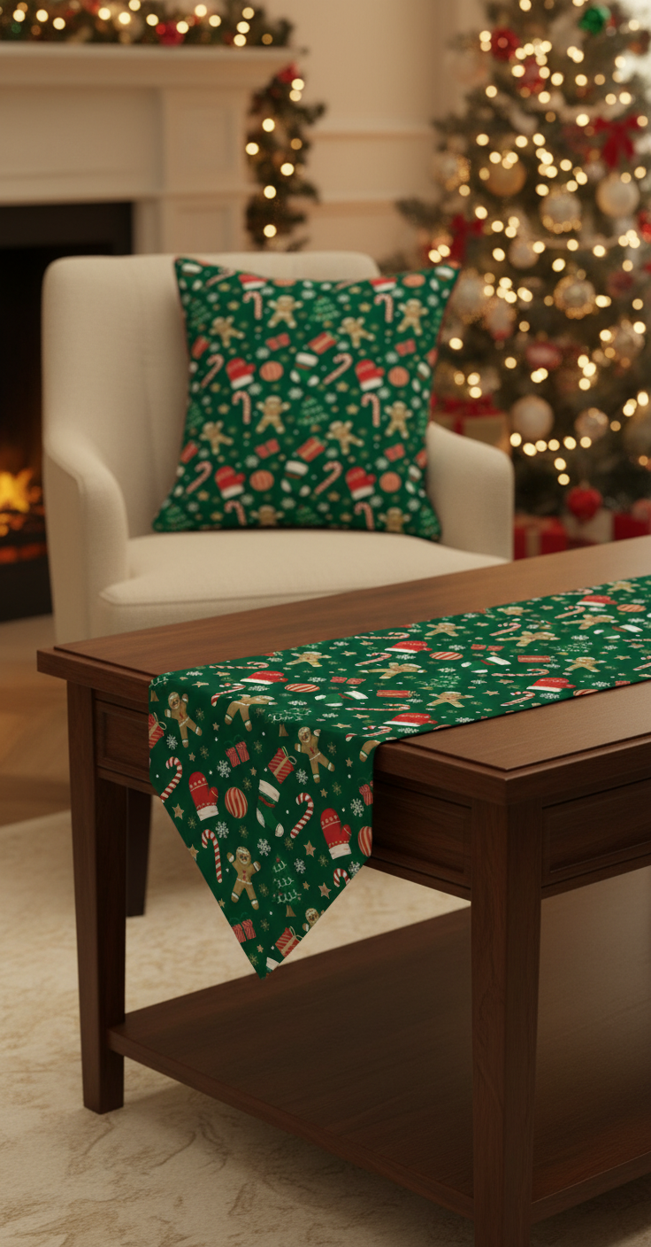 Gingerbread table-runner