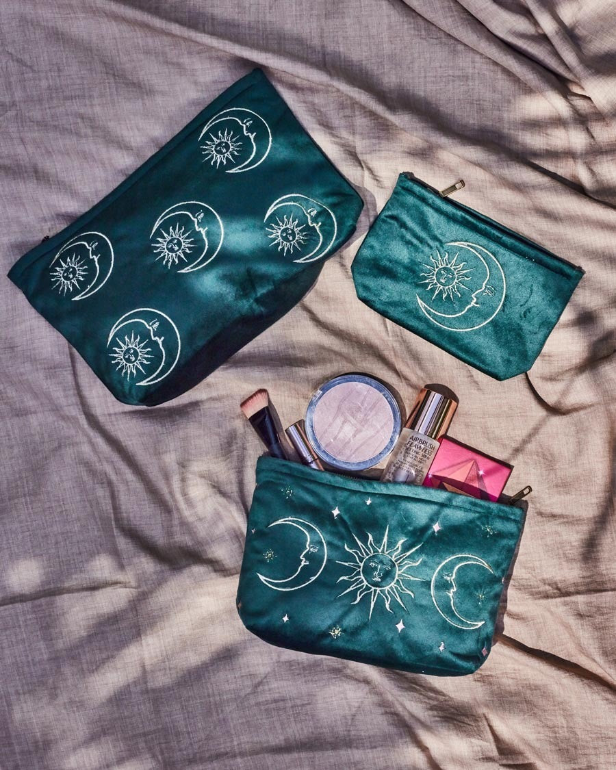 Lunara velvet pouch