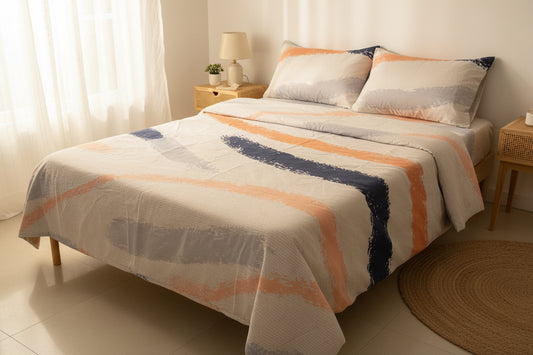 Printed bed sheet set