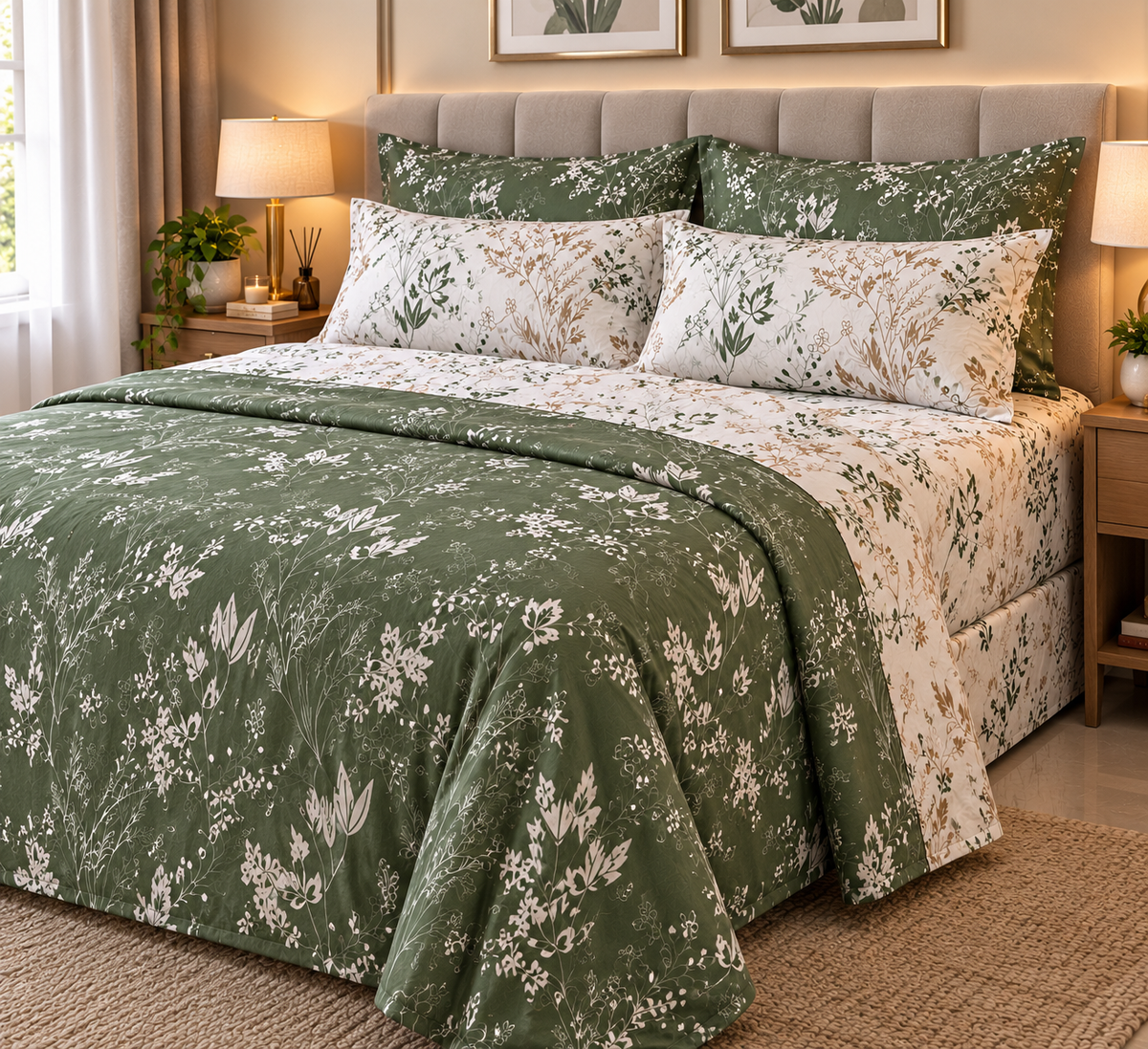 Green Lake bed sheet set