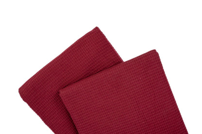 Waffle bed cover