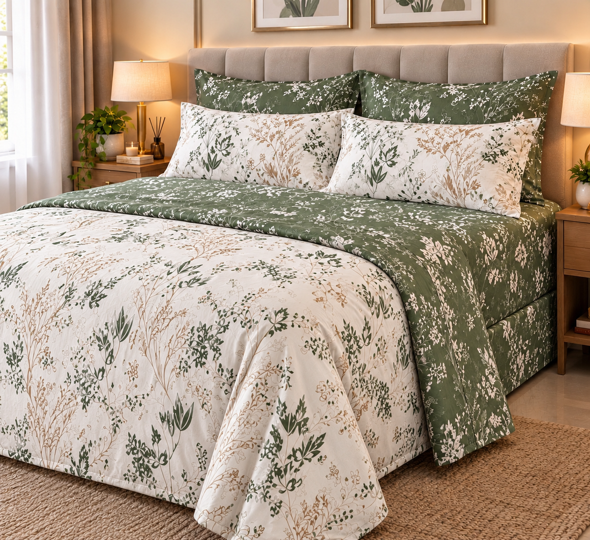 Green Lake bed sheet set