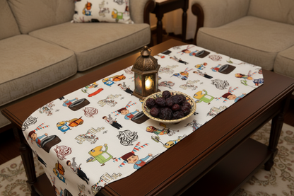 Ramadan characters table runner