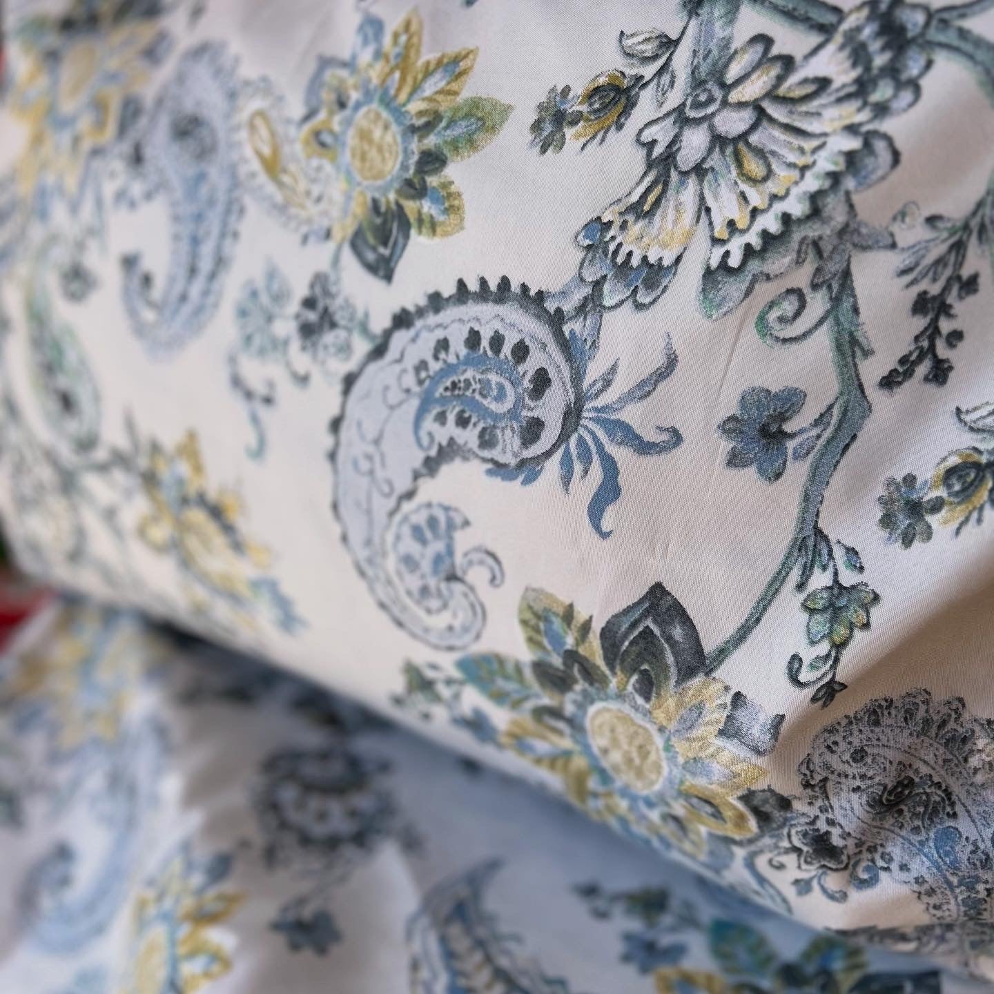 Blue paisley bedsheet sets
