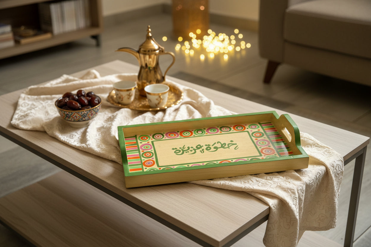 Khatwa Aziza wooden tray