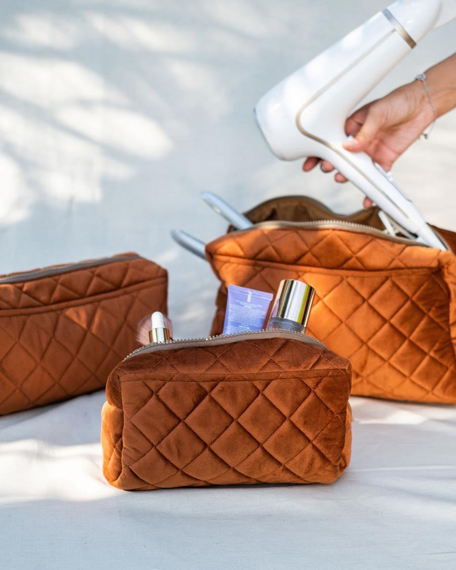 Velvet Puff Pouch