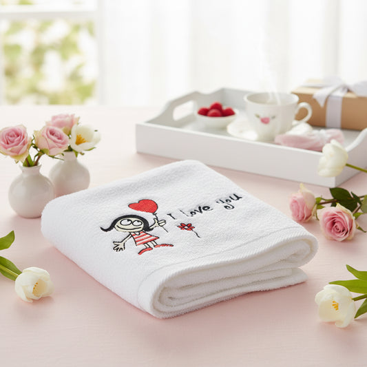 I love you towel