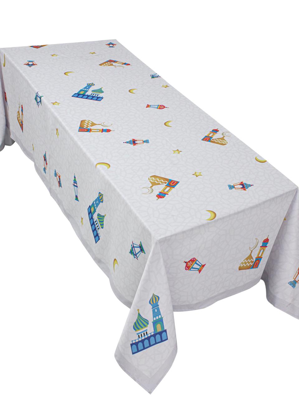 Colored mosque table cover