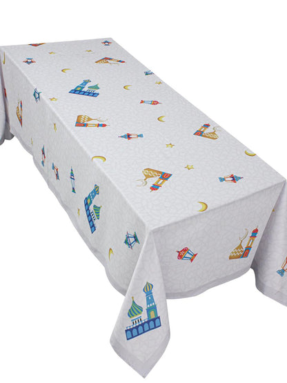 Colored mosque table cover