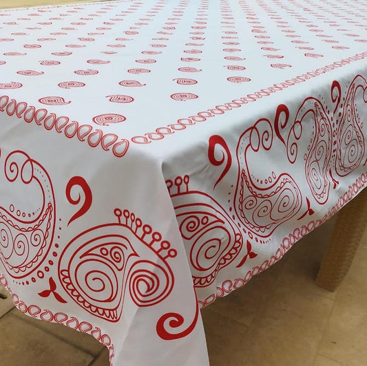 Paisley summer table cover