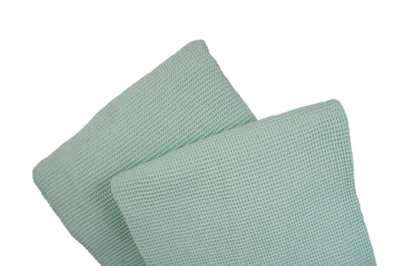 Waffle bed cover