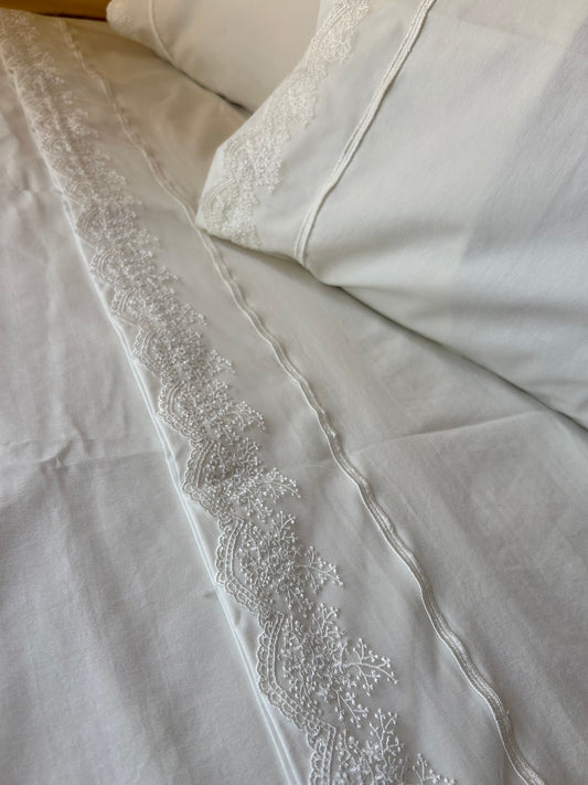 Baby flower bed sheet set