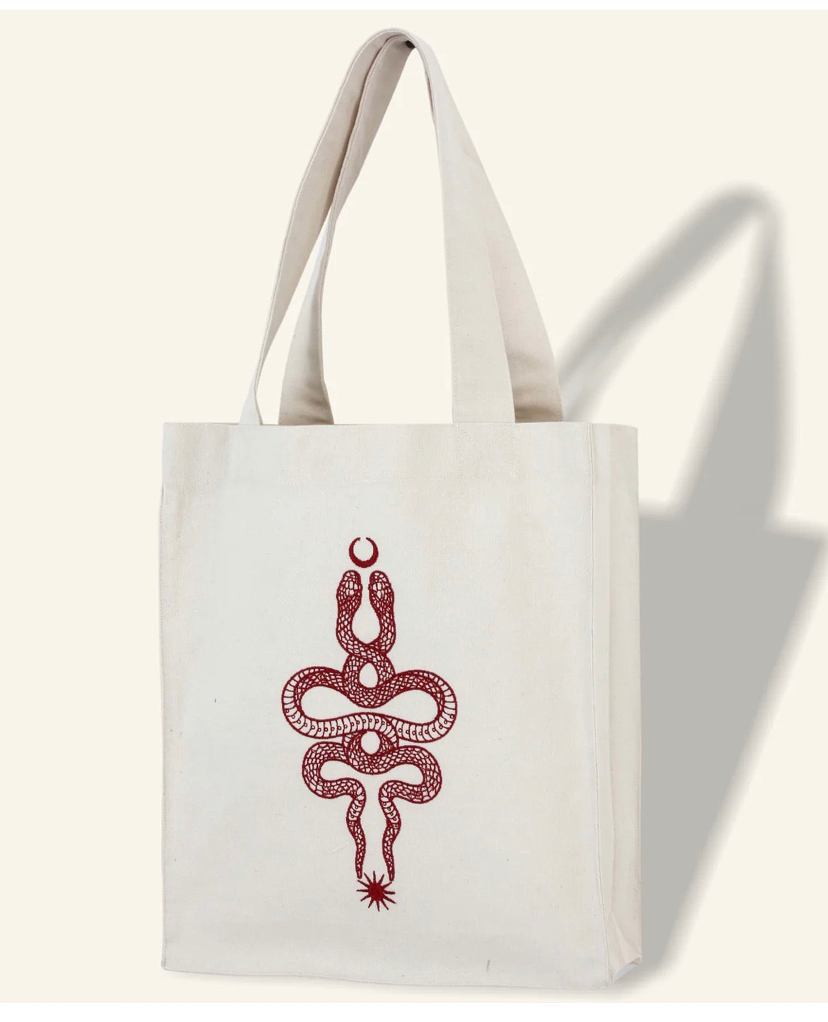 Eclipse serpent tote bag