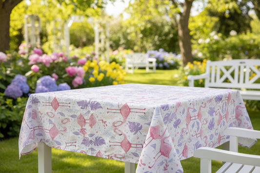 Flamingo table cover